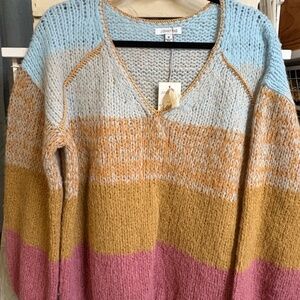 Johnny Was Desert Sunset Pullover Sweater NWT
